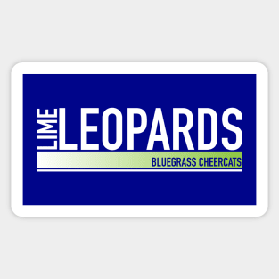 Lime Leopards - Athletic Style Sticker